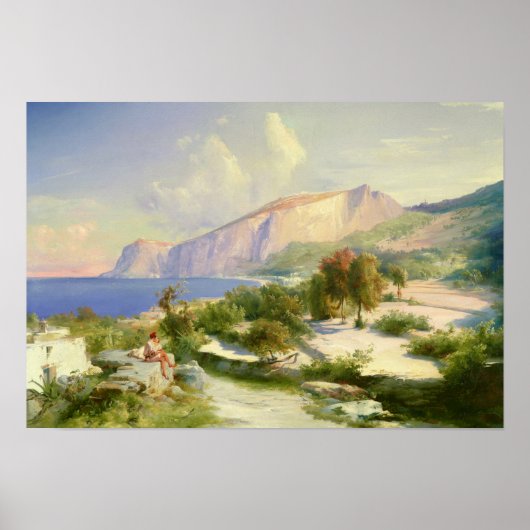 ザマリーナグランデ、カプリ、c.1829 ポスター (正面)