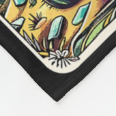 ザマルガリータタロットカードチンコデマヨパーティーマーガ フリースブランケット (角)