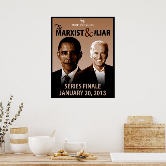 ザマルクス主義者と嘘つきアートプリント ポスター (キッチン)