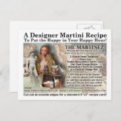 ザマルティネズマルティーニレシピポストカード ポストカード (正面/裏面)