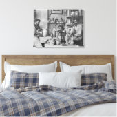 ザマルティン兄弟のスタジオでサウスオール キャンバスプリント (インサイチュ (寝室))