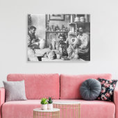 ザマルティン兄弟のスタジオでサウスオール キャンバスプリント (インサイチュ (リビング))