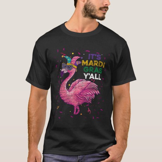 ザマルディグラスヤールフラミンゴ Tシャツ (正面)