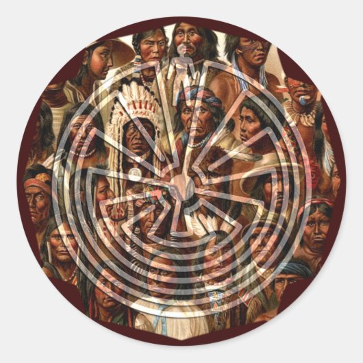 ザマンインザ迷路 – フォークスタイル ラウンドシール (正面)