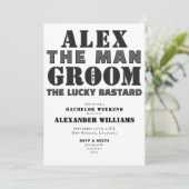 ザマンザグルームザラッキーバスタードバチュラーパーティ 招待状 (スタンド正面)