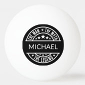 ザマンザ神話ザレジェンドおもしろい名前をカスタムする 卓球ボール (正面)