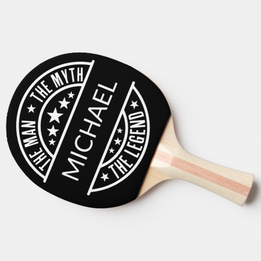 ザマンザ神話ザレジェンドおもしろい名前をカスタムする 卓球ラケット (横)