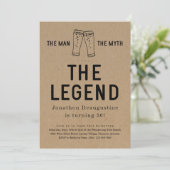 ザマンザ神話ザレジェンドおもしろい誕生日 招待状 (スタンド正面)