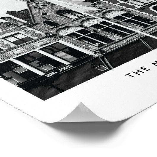 ザマーケットスクエアブルージュ |写真プリント ポスター (角)