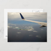 ザマーシャル諸島 – クワジェレインアトール ポストカード (正面/裏面)