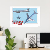 ザマーティンXB-51 ポスター (ホームオフィス)