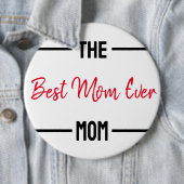 ザマ最高のマーお母さカスタムんパーソナライズされた母 缶バッジ (インサイチュ)