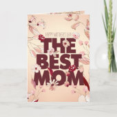 ザマ最高のマ |母の日 カード (正面)