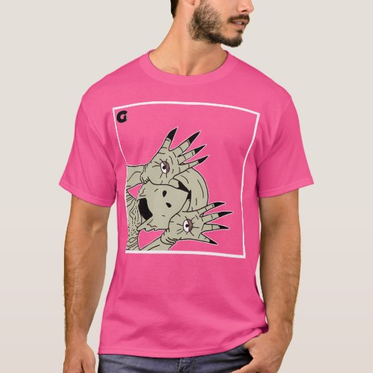 ザマ淡い色のン Tシャツ (正面)