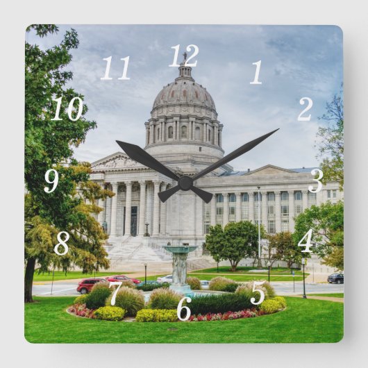 ザミズーリの首都の壁時計 スクエア壁時計 (正面)