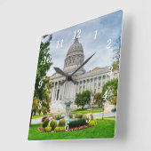 ザミズーリの首都の壁時計 スクエア壁時計 (傾斜)