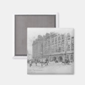 ザミッドランドホテル，マンチェスター， c.1910 マグネット (正面/裏面)