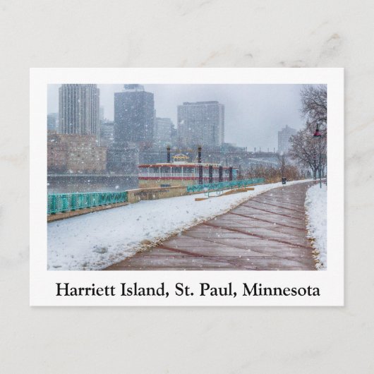 ザミネソタ100周年のショーボート ポストカード (正面)