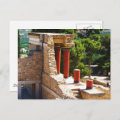 ザミノアパレスオブノッソス写真 ポストカード (正面/裏面)