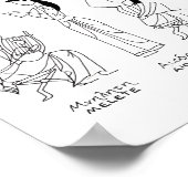 ザミューズ – グレークミトコミックスストリップ ポスター (角)