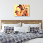 ザミルクメイド1904年Raja Ravi Varma キャンバスプリント (インサイチュ (寝室))