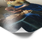 ザミルクメイドbyヨハネス・バーメール フォトプリント (角)