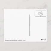 ザミルクメイドbyヨハネス・バーメール ポストカード (裏面)