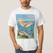 ザミンククジラ Tシャツ (正面)