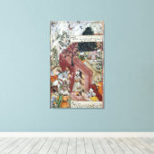 ザムガル皇帝バブール キャンバスプリント (インサイチュ (ウッドフロア))