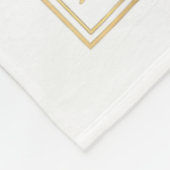 ザムーンタロットインスパイア17ブラックキャットウィッチハット フリースブランケット (角)