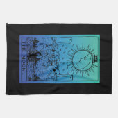 ザムーンタロットカードグラデーションキッチンタオル キッチンタオル (横)