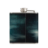 ザムーンフラスコ飛んでいるに戻るホエー包まれたテル フラスク (裏面)