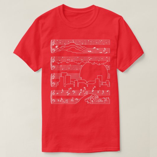 ザムーンライトソナタ Tシャツ (デザイン正面)