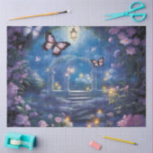 ザムーンライトバタフライシリーズデザイン10 薄葉紙 (クラフト)