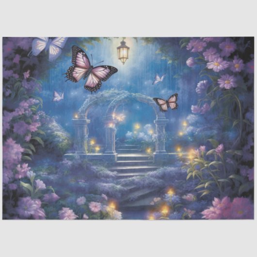 ザムーンライトバタフライシリーズデザイン10 薄葉紙 (正面)