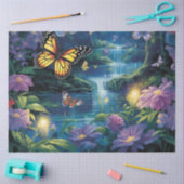 ザムーンライトバタフライシリーズデザイン13 薄葉紙 (クラフト)