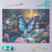 ザムーンライトバタフライシリーズデザイン14 薄葉紙 (クラフト)