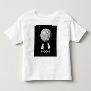 ザムーン&スターズイン宇宙 トドラーTシャツ