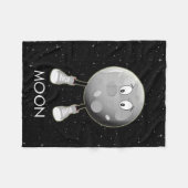 ザムーン&スターズイン宇宙 フリースブランケット (正面(横))