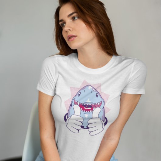 ザメを殴る Tシャツ