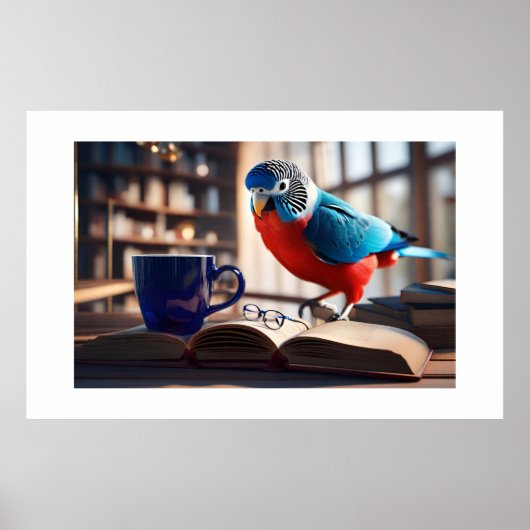 ザメイドのインコ ポスター (正面)