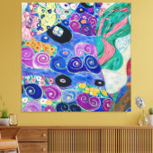 ザメイドバイグスタフクリムト キャンバスプリント (インサイチュ (リビング))