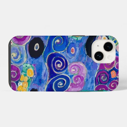 ザメイドバイグスタフクリムト iPhoneケース (裏面横)