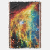 ザメドゥーサネブラハッブル宇宙写真 スローブランケット (正面縦)
