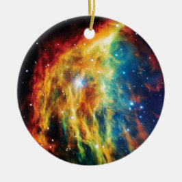 ザメドゥーサネブラハッブル宇宙写真 セラミックオーナメント