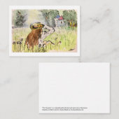 ザメドウスモールアートプリントノートカード ノートカード (正面/裏面)