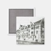 ザメドウ建物,オックスフォード,キリスト教会 マグネット (正面/裏面)