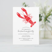 ザメモダンガラ引っ越し祝いパーティーパーティー 招待状 (スタンド正面)