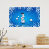 ザメリー雪だるま ポスター (キッチン)