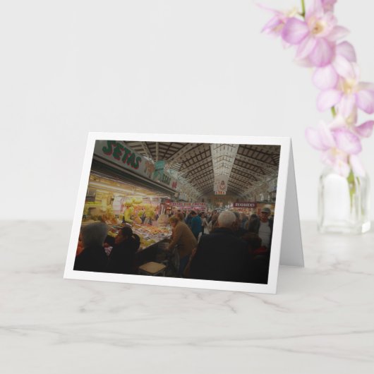 ザメルカドセントラル，バレンシア，エスパニャ カード (蘭)